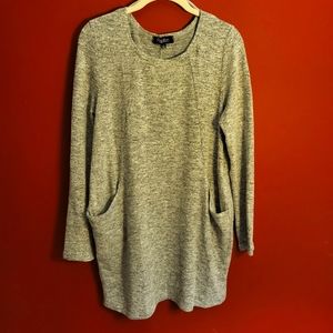Papillion Grey sweater dress size Lg